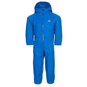 Trespass Little Kids Unisex Dripdrop Padded Waterproof Rain Suit / Cobalt